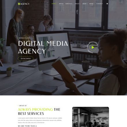 ThemeForest Dagency