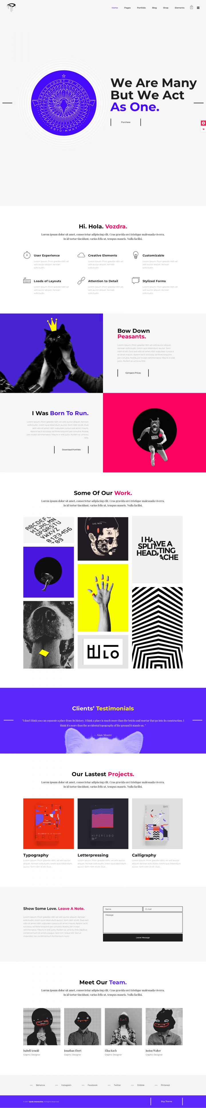WordPress шаблон ThemeForest Dieter