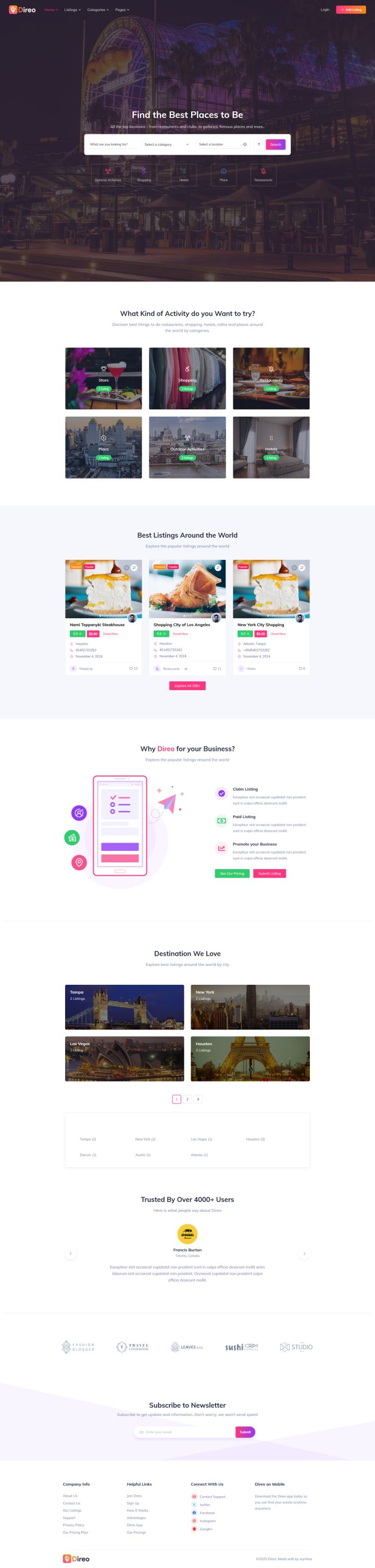 Шаблон ThemeForest Direo WordPress шаблон ThemeForest Direo