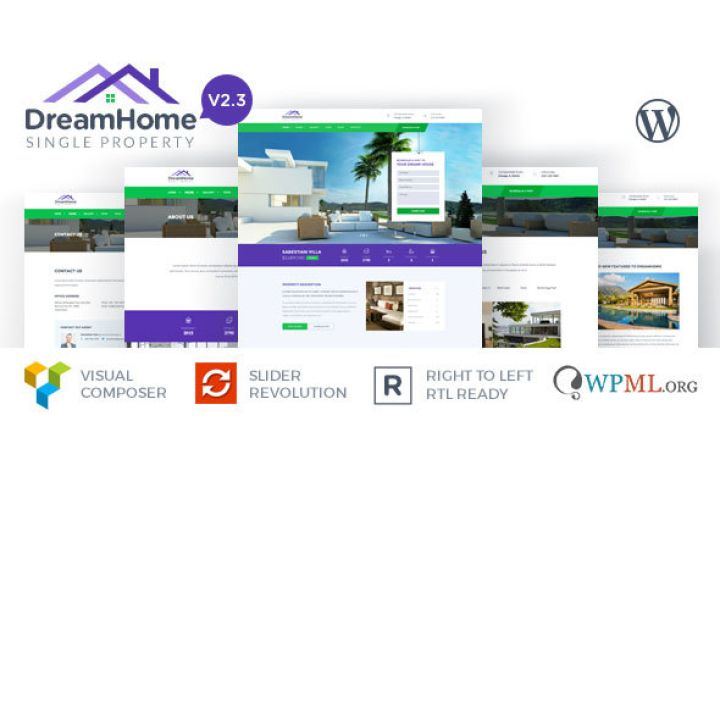 Шаблон ThemeForest DreamHome WordPress шаблон ThemeForest DreamHome