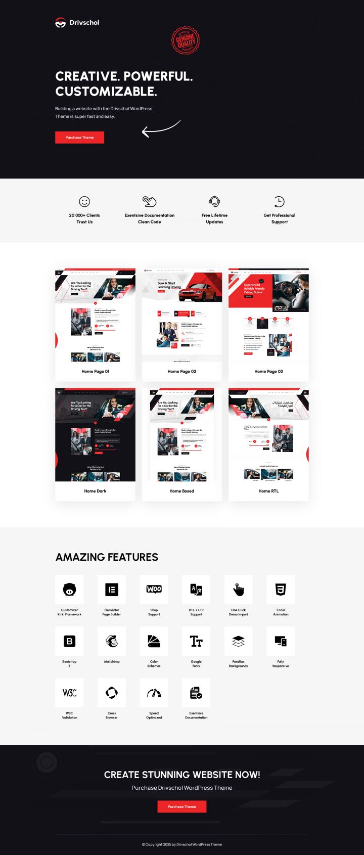 Шаблон ThemeForest Drivschol WordPress шаблон ThemeForest Drivschol