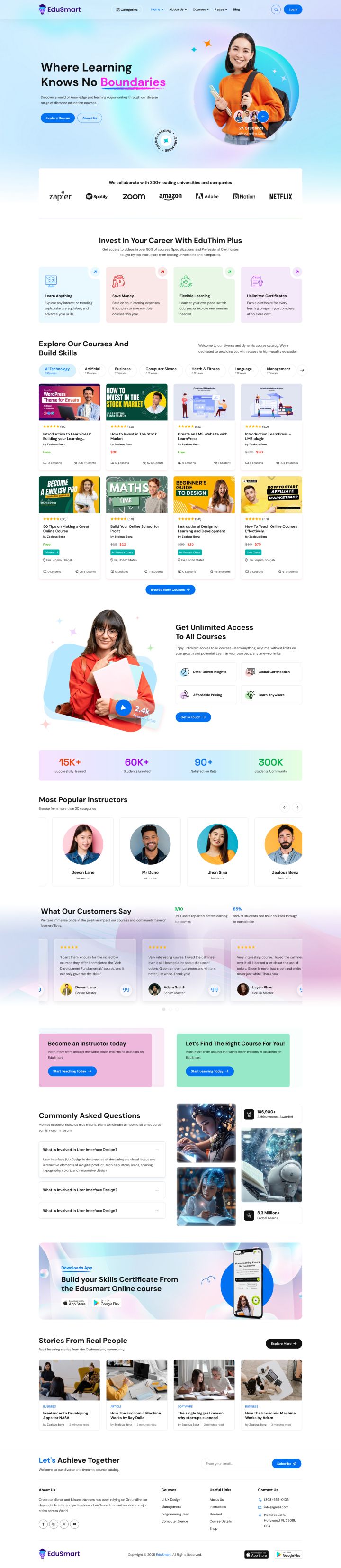 Шаблон ThemeForest EduSmart WordPress шаблон ThemeForest EduSmart