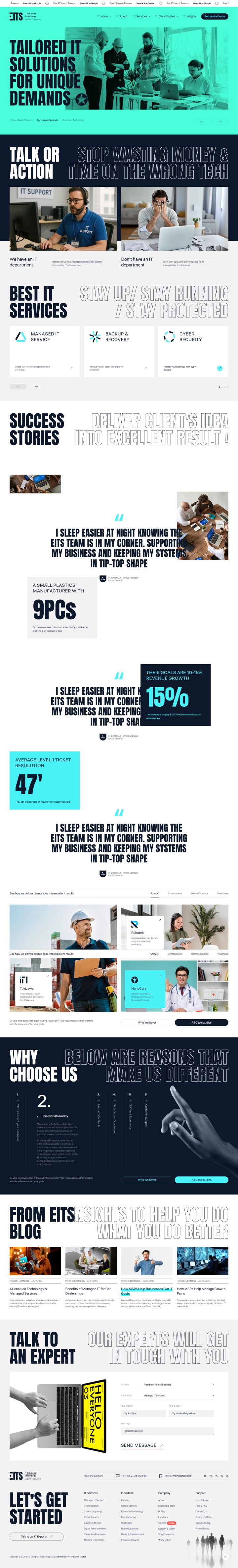 WordPress шаблон ThemeForest EITS