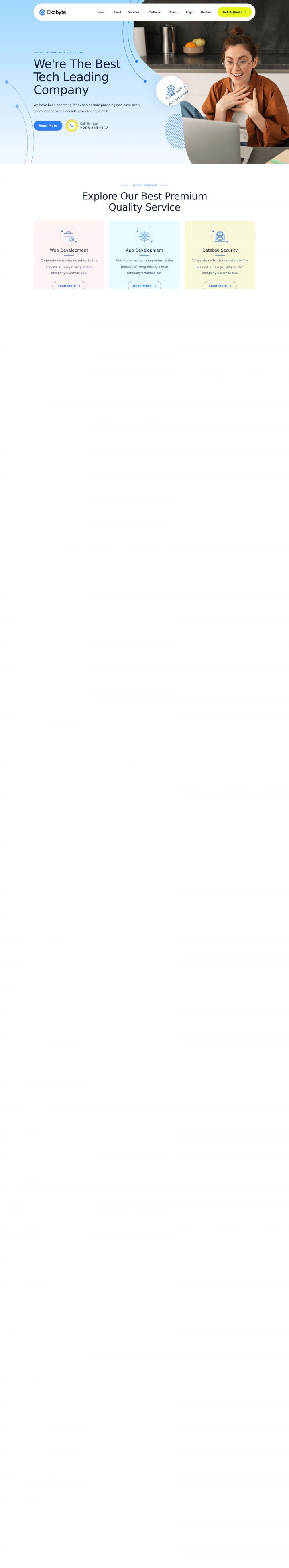 WordPress шаблон ThemeForest Ekobyte