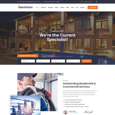 ThemeForest Electrician