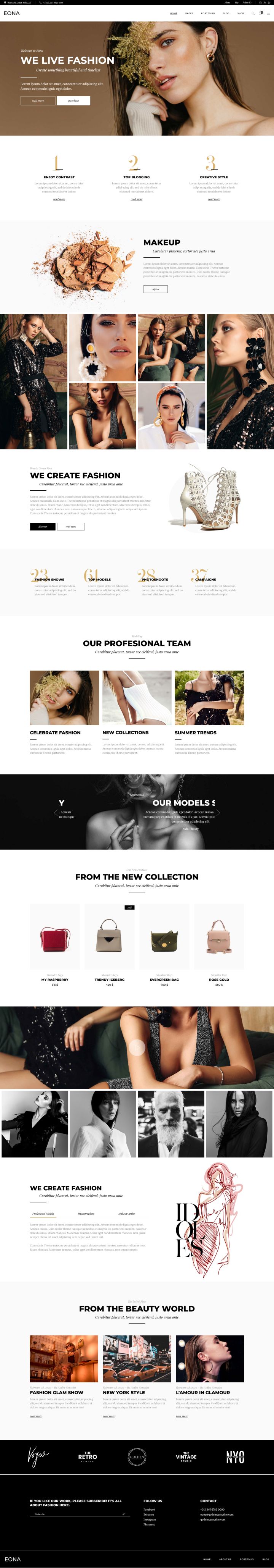 Шаблон ThemeForest Eona WordPress шаблон ThemeForest Eona