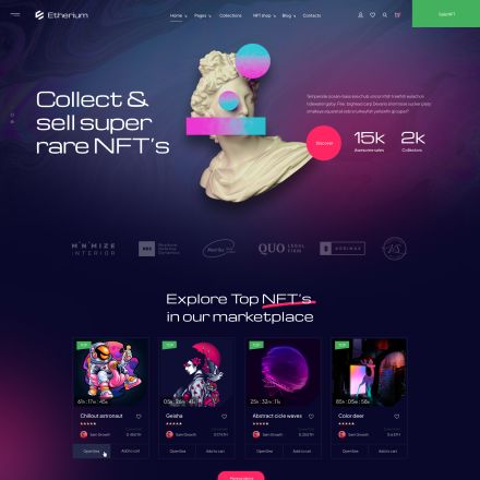 ThemeForest Etherium