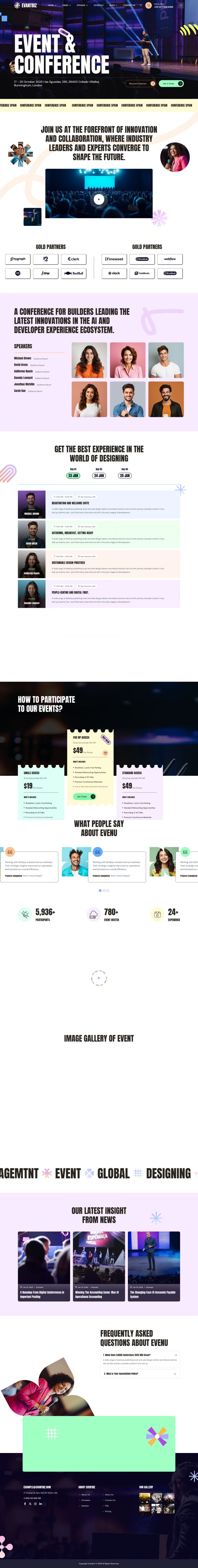 WordPress шаблон ThemeForest Evantbiz