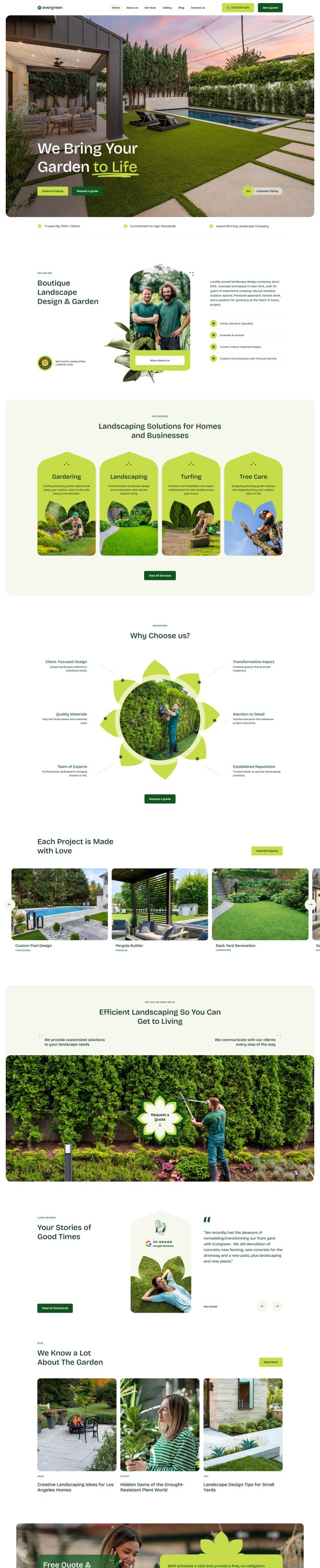 Шаблон ThemeForest EverGreen WordPress шаблон ThemeForest EverGreen