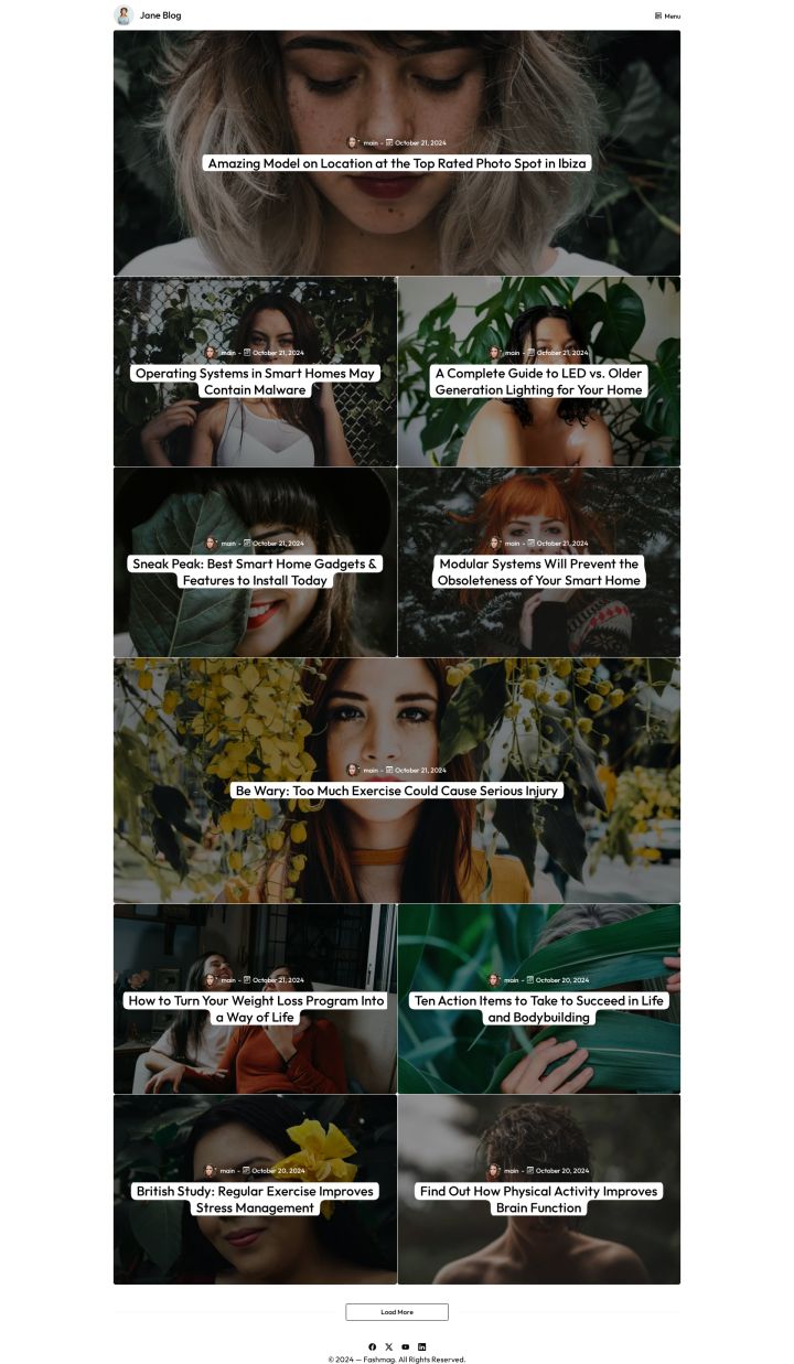 WordPress шаблон ThemeForest Fashmag