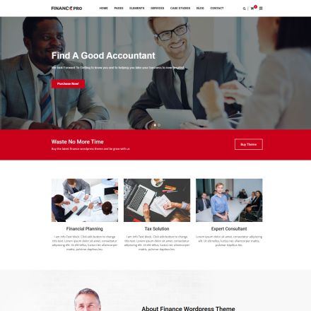 ThemeForest Finance Pro