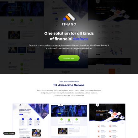 ThemeForest Finanio