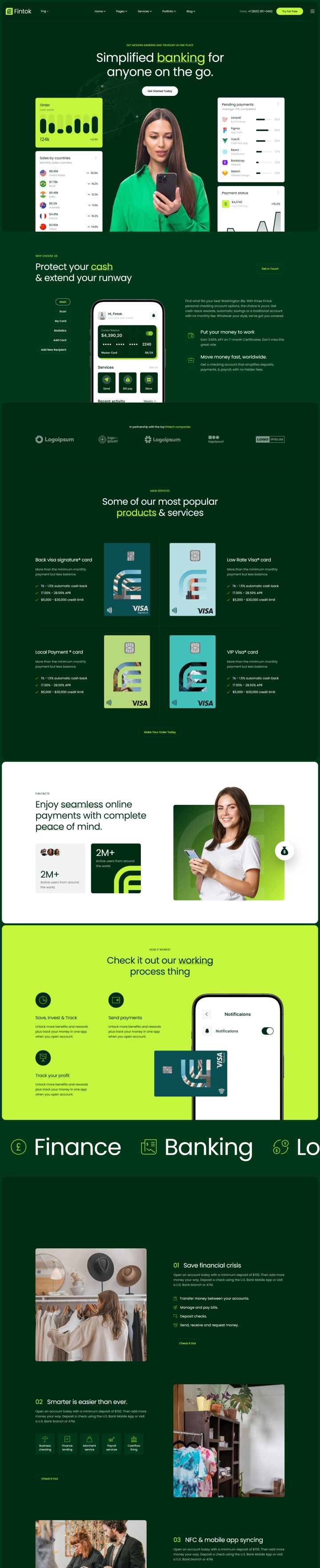 Шаблон ThemeForest Fintok WordPress шаблон ThemeForest Fintok