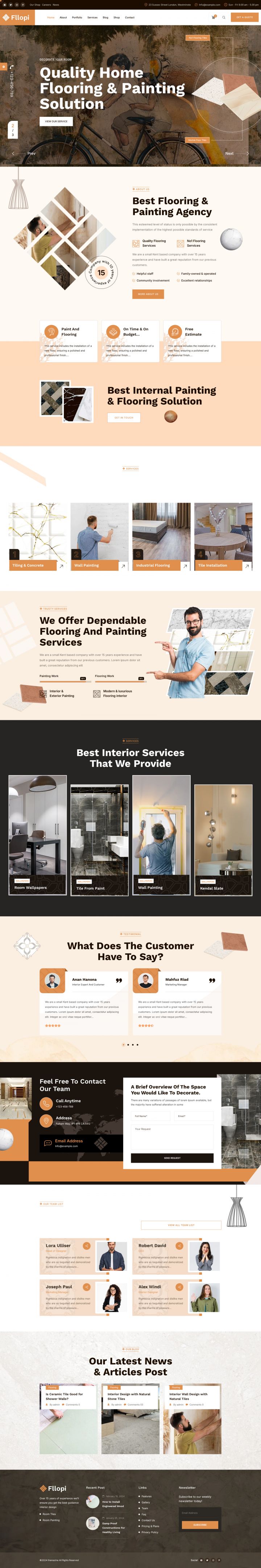 WordPress шаблон ThemeForest Fllopi