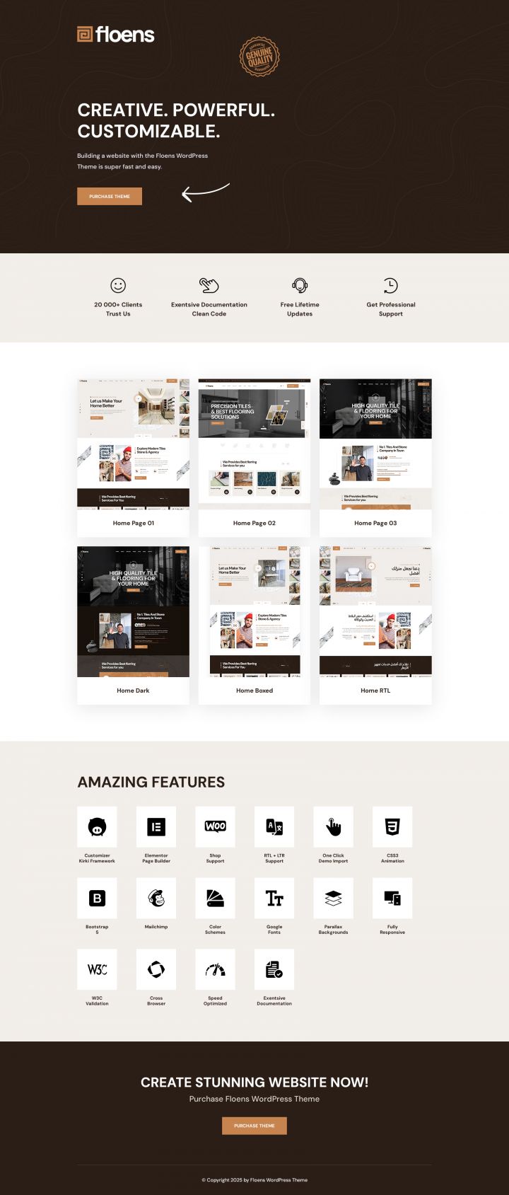 Шаблон ThemeForest Floens WordPress шаблон ThemeForest Floens