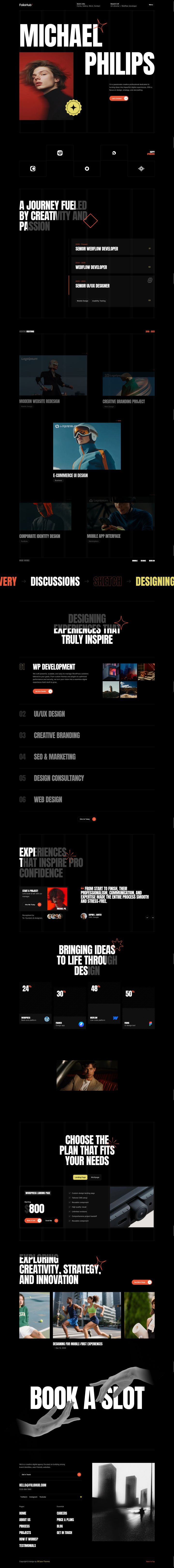 WordPress шаблон ThemeForest FolioHub