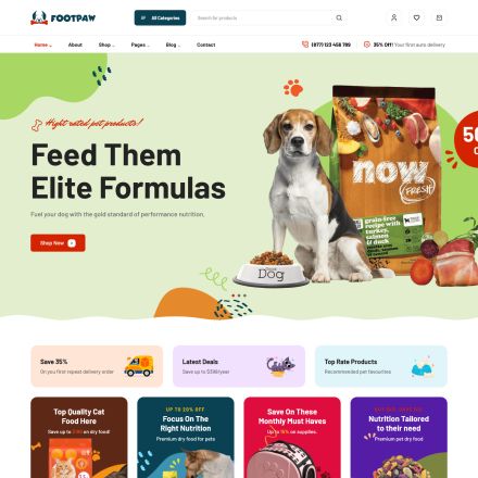 ThemeForest FootPaw