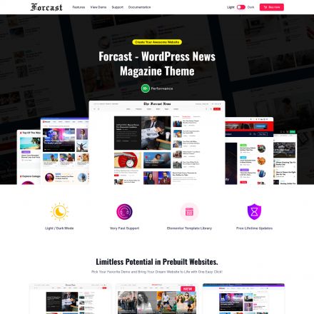 ThemeForest Forcast