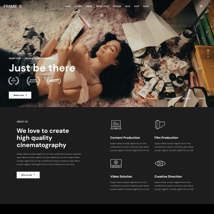 ThemeForest Frames