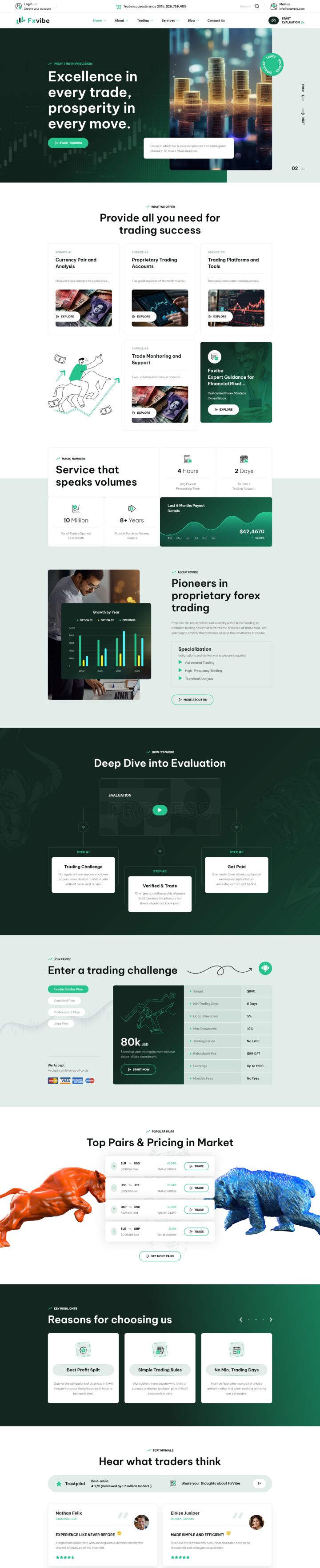 WordPress шаблон ThemeForest FXvibe