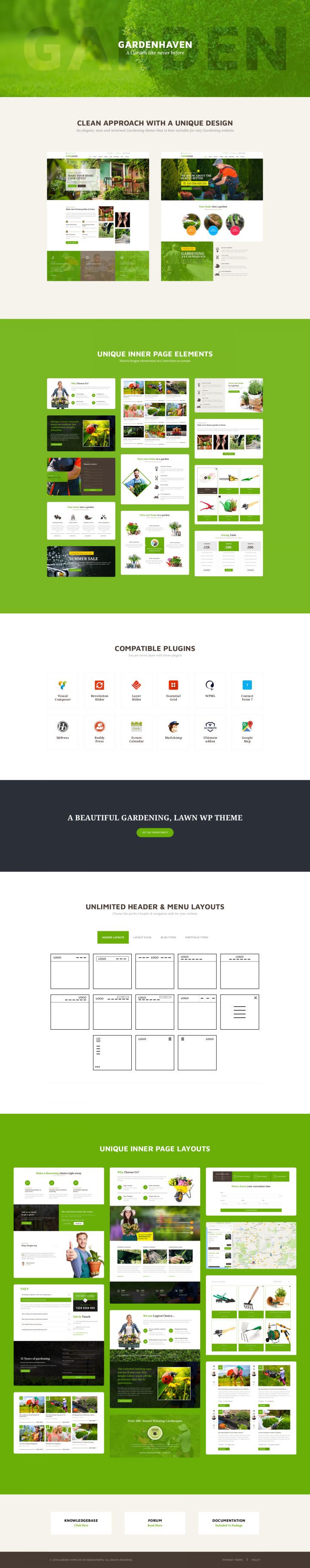 WordPress шаблон ThemeForest Garden