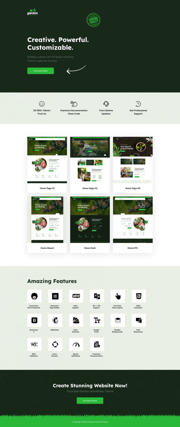 Шаблон ThemeForest Gardon WordPress шаблон ThemeForest Gardon