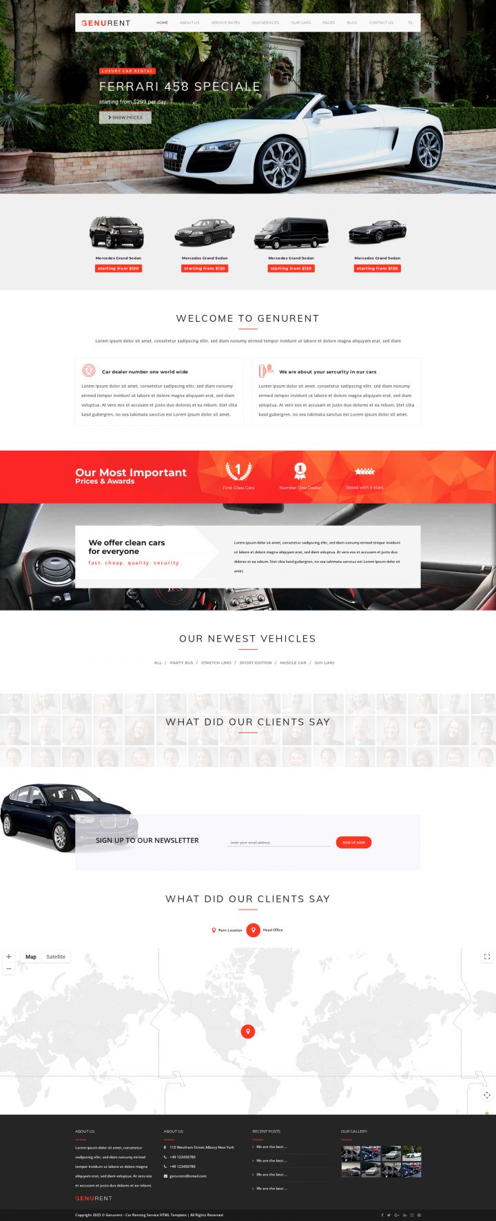WordPress шаблон ThemeForest Genurent
