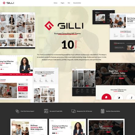 ThemeForest Gilli