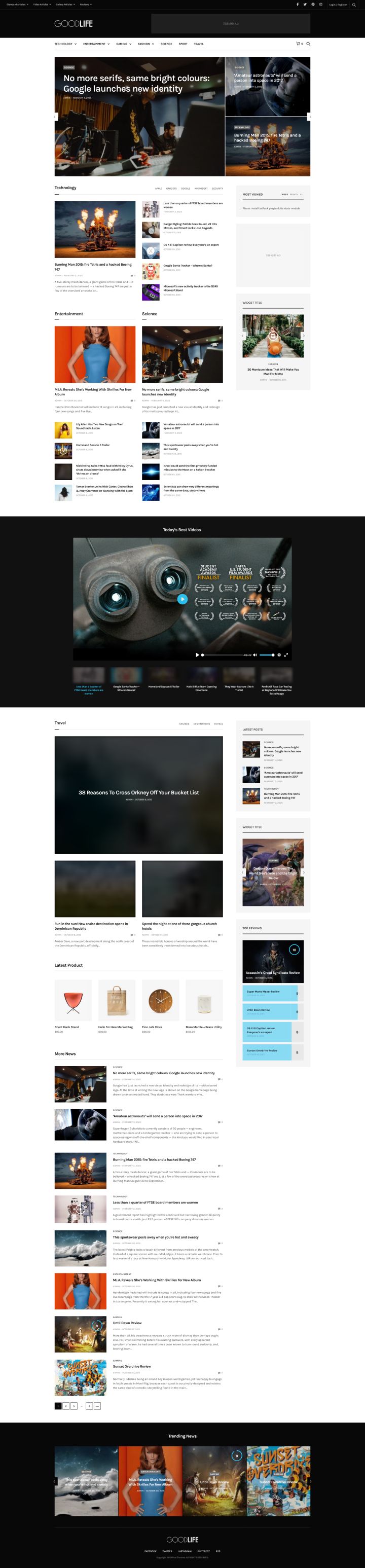 WordPress шаблон ThemeForest GoodLife