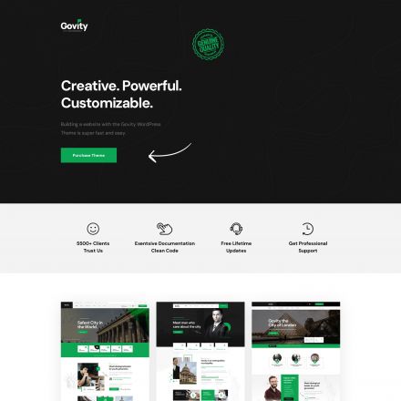 ThemeForest Govity