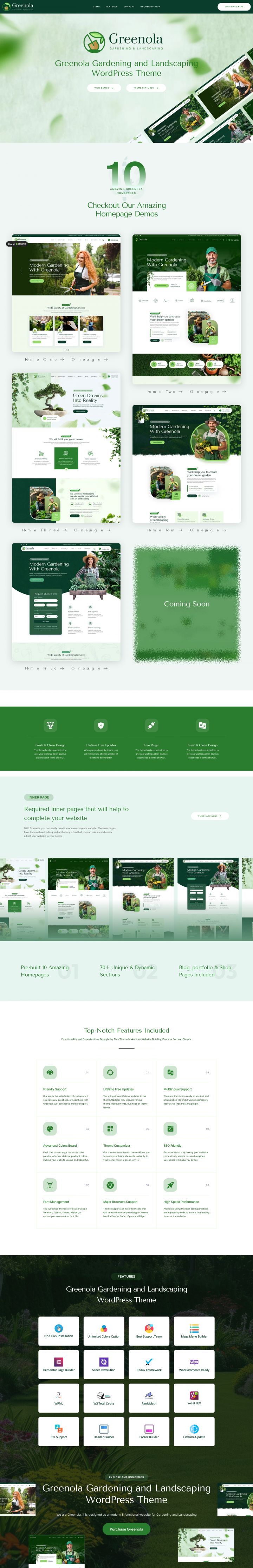 WordPress шаблон ThemeForest Greenola