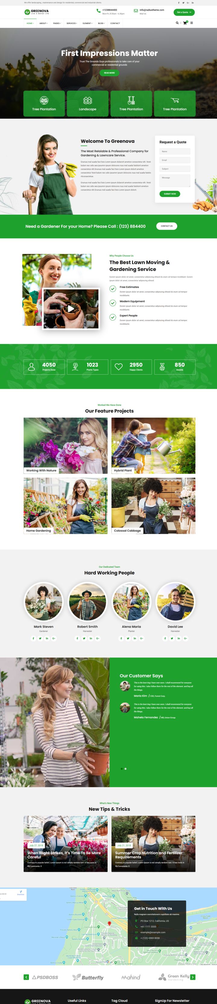 Шаблон ThemeForest Greenova WordPress шаблон ThemeForest Greenova