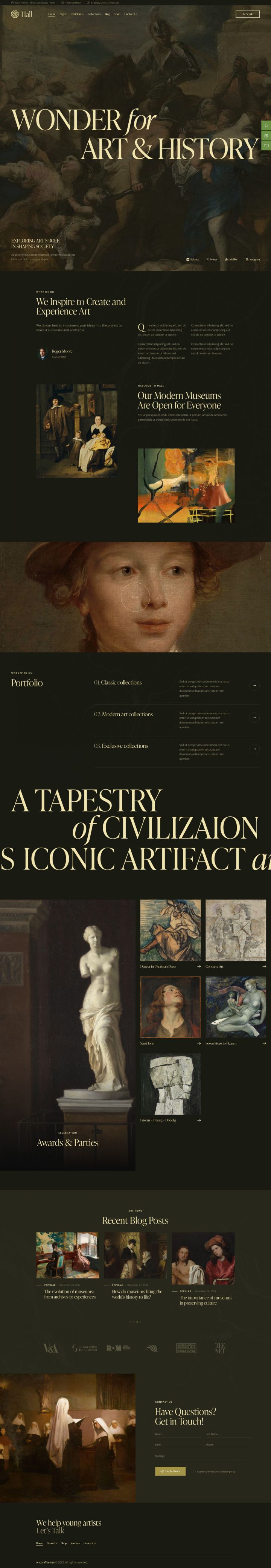 Шаблон ThemeForest Hall WordPress шаблон ThemeForest Hall