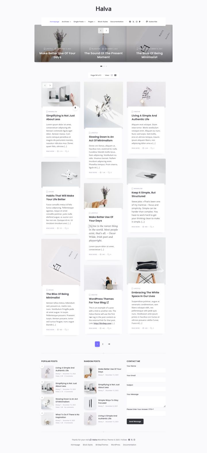 WordPress шаблон ThemeForest Halva