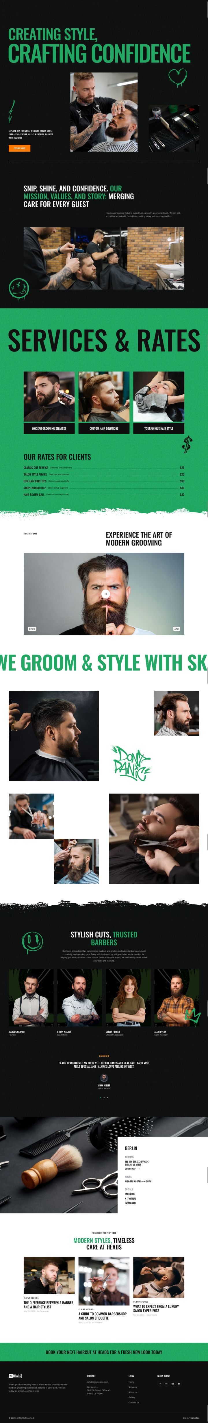 WordPress шаблон ThemeForest Heads