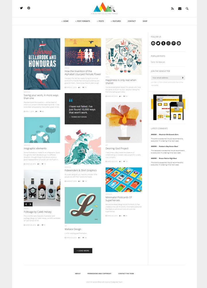 WordPress шаблон ThemeForest HEAP