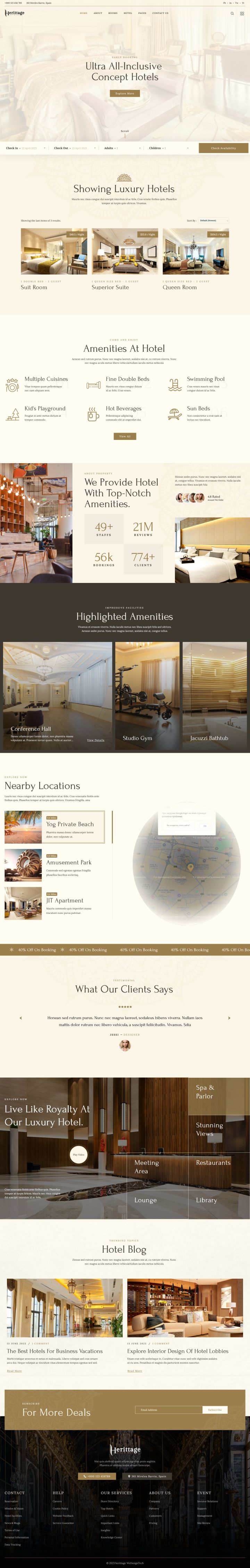 WordPress шаблон ThemeForest Herittage