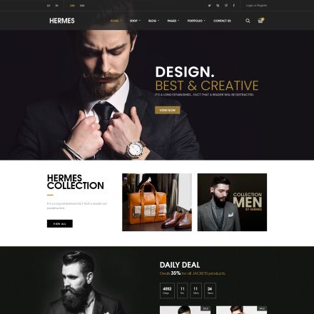 ThemeForest Hermes