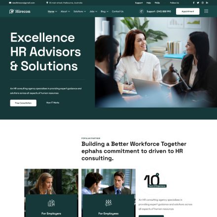 ThemeForest Hirecon