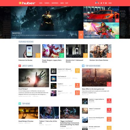 ThemeForest Huber