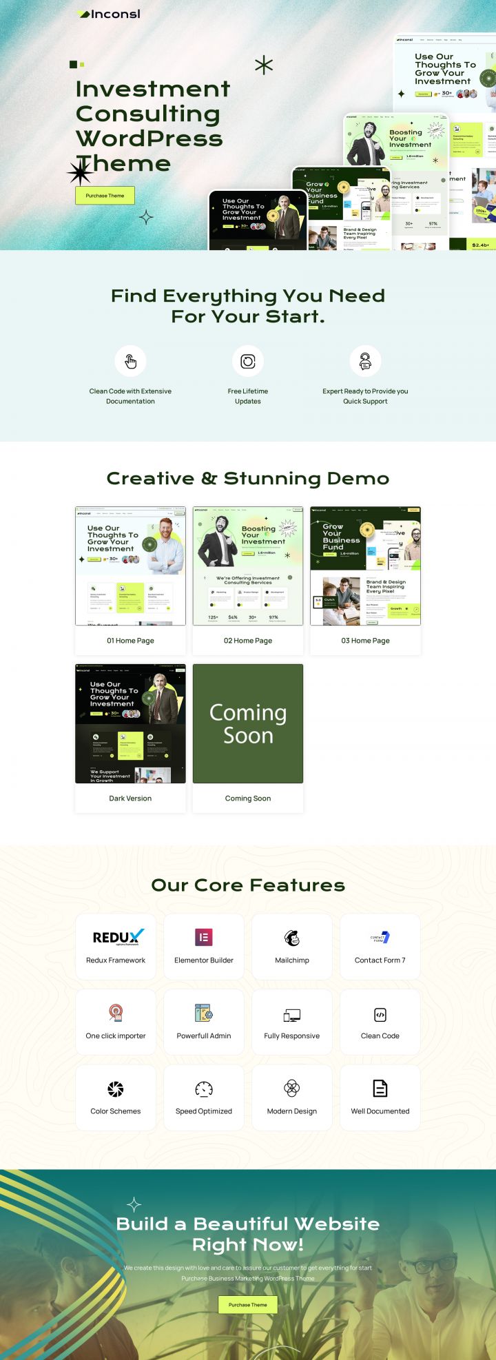 WordPress шаблон ThemeForest Iconsl