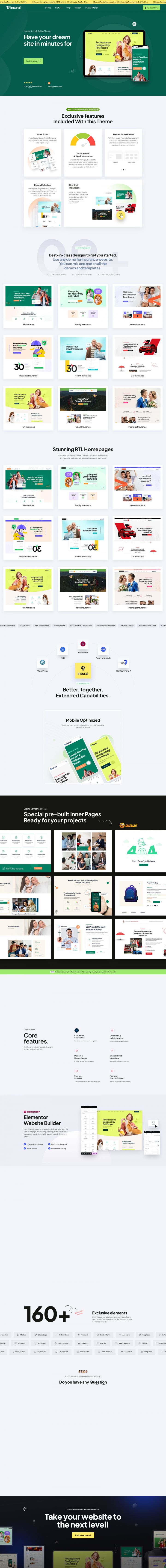 WordPress шаблон ThemeForest Insurai