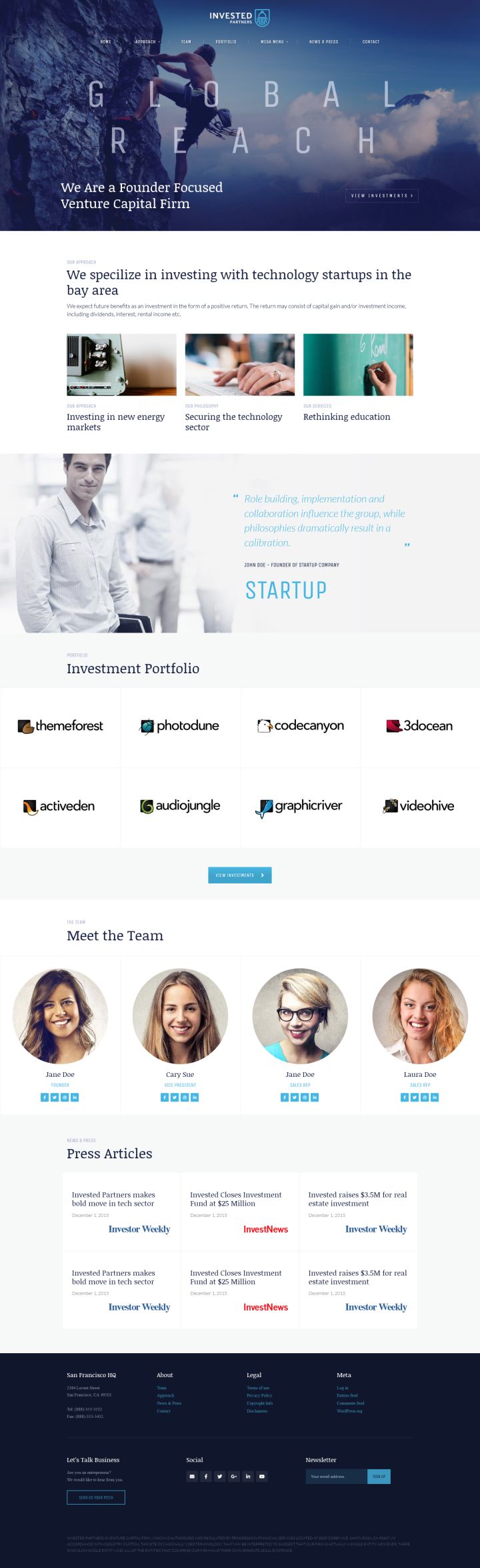 Шаблон ThemeForest Invested WordPress шаблон ThemeForest Invested