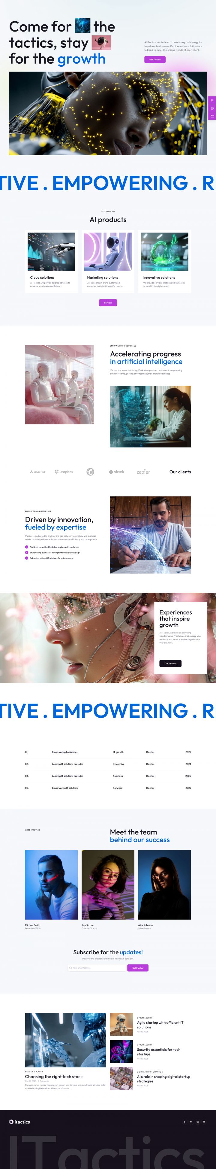 Шаблон ThemeForest ITactics WordPress шаблон ThemeForest ITactics