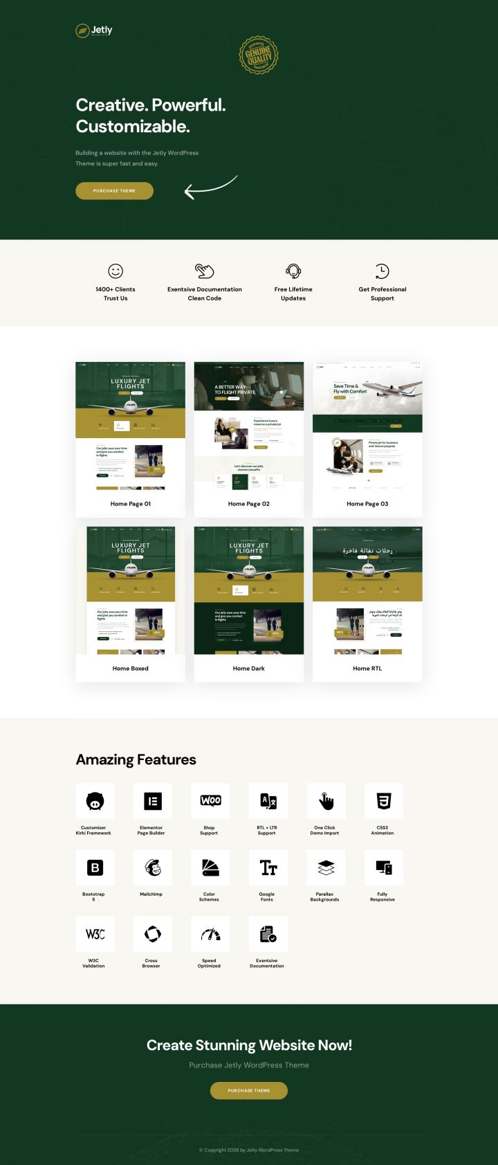 WordPress шаблон ThemeForest Jetly