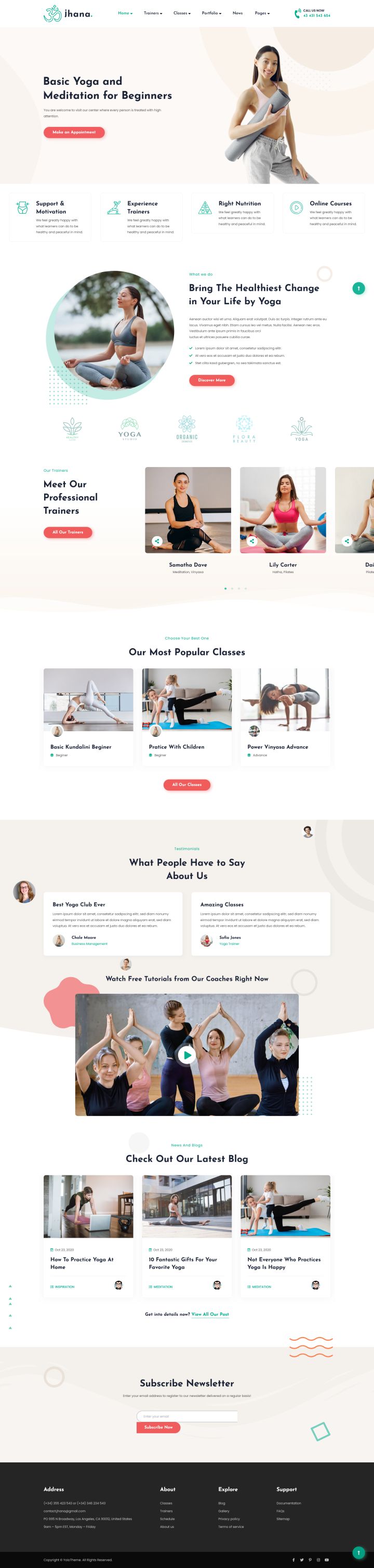 Шаблон ThemeForest Jhana WordPress шаблон ThemeForest Jhana