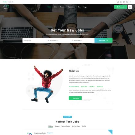 ThemeForest Jobica