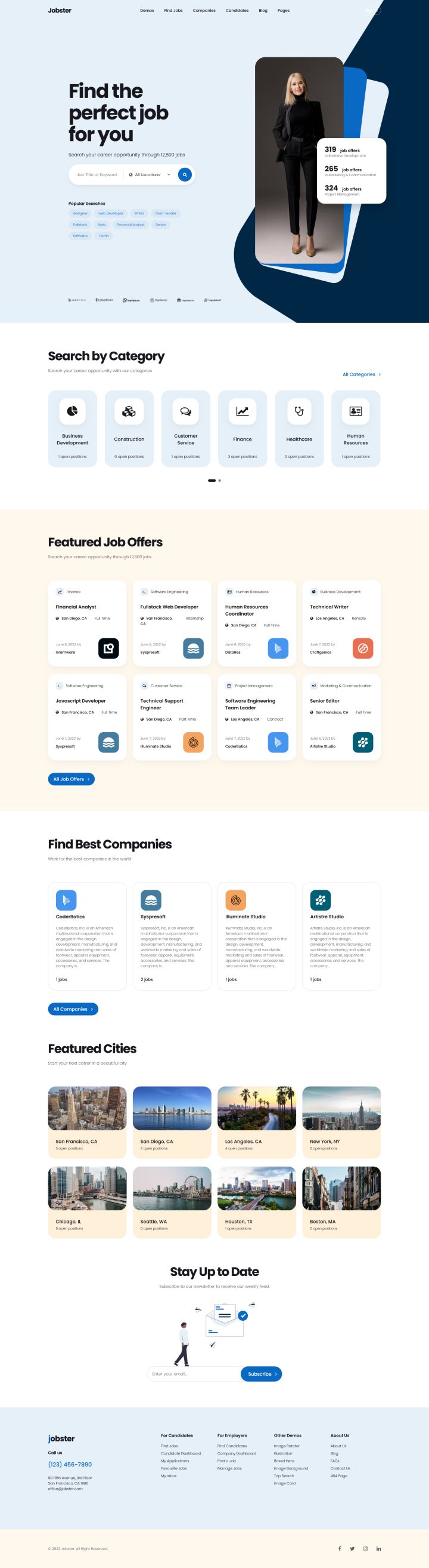 WordPress шаблон ThemeForest Jobster