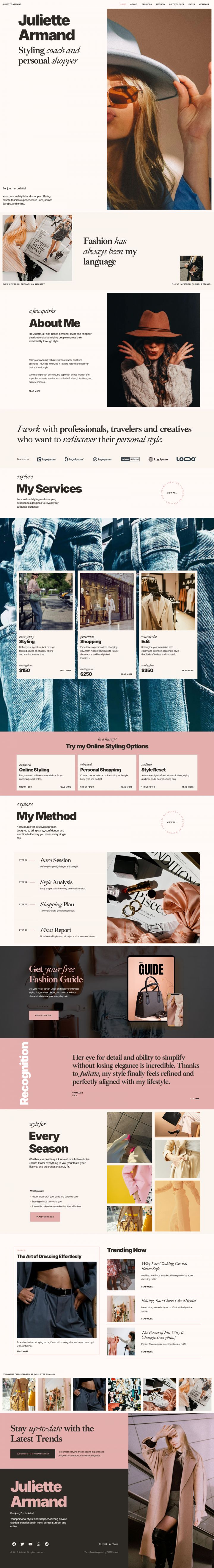 WordPress шаблон ThemeForest Juliette