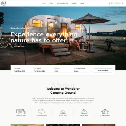 ThemeForest Kamperen